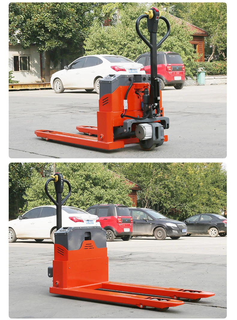 CE 1 Ton 2 Ton 3 Ton 2000kg/2500kg/3000kg Hydraulic Manual Forklift Hand Lifter Handing Semi Electric Pallet Truck