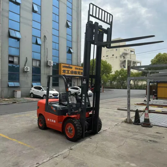 Carrello elevatore elettrico al litio da 5,0 tonnellate, impilatore di pallet, carrello elevatore idraulico di marca Lonking