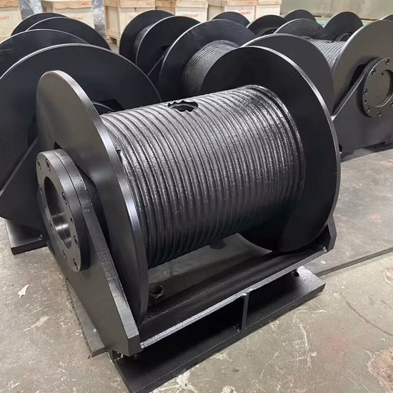 Attrezzatura di sollevamento manuale del verricello del verricello del verricello del motore diesel/elettrico da 1 tonnellata a 12 tonnellate